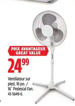 Canadian Tire 16˝ Pedestal Fan offer