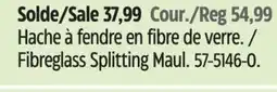 Canadian Tire Yardworks Fibreglass Splitting Maul offer