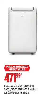 Canadian Tire 7000 BTU SACC Portable Air Conditioner offer