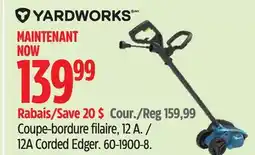 Canadian Tire Yardworks 12A Corded Edger offer