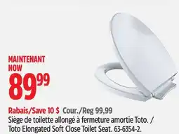 Canadian Tire Toto Elongated Soft Close Toilet Seat offer