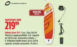 Canadian Tire Hydro-Force 9´ Inflatable Paddle Board offer