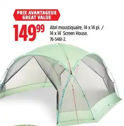 Canadian Tire 14 x 14´ Screen House offer