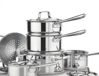 Canadian Tire Paderno 12-Pc Canadian Professional Clad Cookset offer