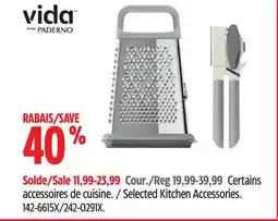 Canadian Tire VIDA BY PADERNO Selected Kitchen Accessories offer
