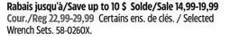 Canadian Tire Selected Wrench Sets offer