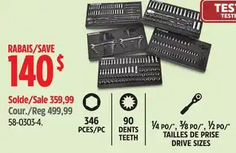 Canadian Tire Maximum Professional Grade Socket Sets offer