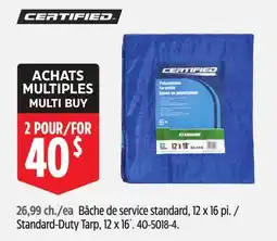 Canadian Tire Standard-Duty Tarp offer