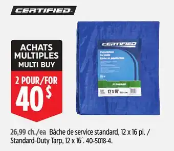 Canadian Tire Standard-Duty Tarp offer
