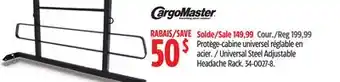 Canadian Tire Cargomaster Universal Steel Adjustable Headache Rack offer