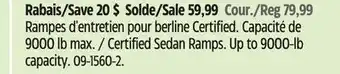 Canadian Tire Certified Sedan Ramps offer