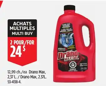 Canadian Tire Drano Max offer