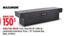 Canadian Tire Maximum 70˝ Crossover Box offer