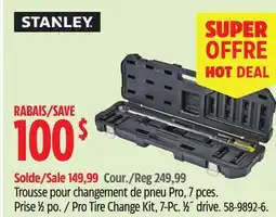 Canadian Tire STANLEY Pro Tire Change Kit, 7-Pc. 1⁄2˝ drive offer