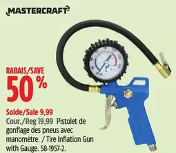 Canadian Tire Mastercraft Tire Inflation Gun with Gauge offer