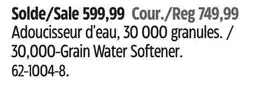 Canadian Tire Whirlpool 30,000-Grain Water Softener offer