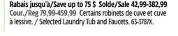 Canadian Tire Canvas Selected Laundry Tub and Faucets offer
