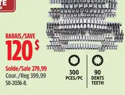 Canadian Tire Maximum Master Socket Set offer