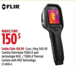 Canadian Tire Flir TG165-X Thermal Camera with MSX Technology offer