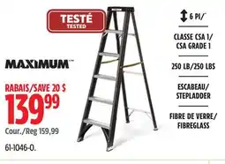 Canadian Tire Maximum STEPLADDER offer