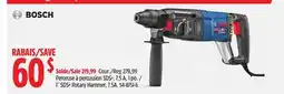 Canadian Tire Bosch 1˝ SDS+ Rotary Hammer, 7.5A offer
