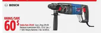 Canadian Tire Bosch 1˝ SDS+ Rotary Hammer, 7.5A offer