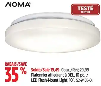 Canadian Tire Noma LED Flush-Mount Light offer