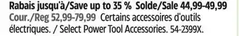 Canadian Tire Dewalt Select Power Tool Accessories offer