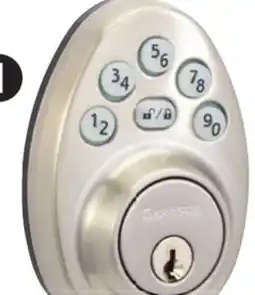 Canadian Tire Garrison Round Electronic Deadbolt offer