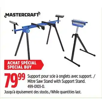 Canadian Tire Mastercraft Mitre Saw Stand with Support Stand offer