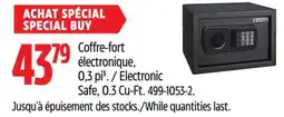 Canadian Tire Electronic Safe, 0.3 Cu-Ft offer