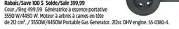 Canadian Tire Certified 3550W/4450W Portable Gas Generator offer
