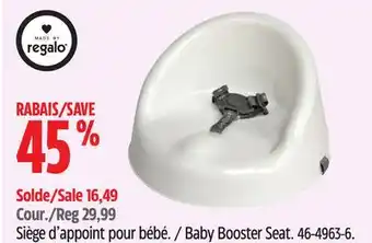 Canadian Tire Regalo Baby Booster Seat offer