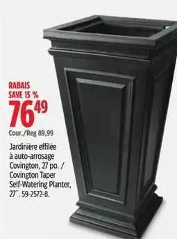 Canadian Tire Covington Taper Self-Watering Planter offer