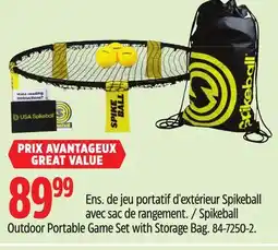 Canadian Tire Spikeball Outdoor Portable Game Set with Storage Bag offer