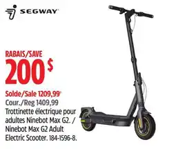 Canadian Tire Segway Ninebot Max G2 Adult Electric Scooter offer