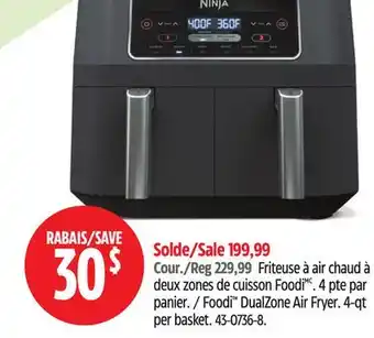 Canadian Tire Foodi DualZone Air Fryer offer