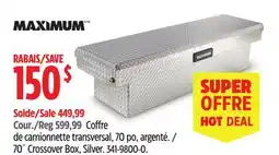 Canadian Tire Maximum 70˝ Crossover Box, Silver offer