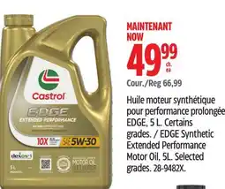 Canadian Tire Castrol Selected grades offer