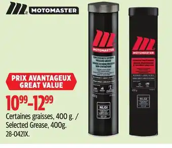 Canadian Tire MotoMaster Selected Grease offer