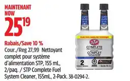 Canadian Tire STP Complete Fuel System Cleaner offer