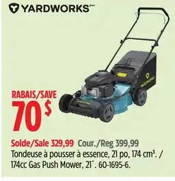 Canadian Tire Yardworks 174cc Gas Push Mower offer