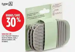 Canadian Tire Type A Silicone Scrubbers offer