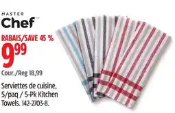 Canadian Tire Master Chef 5-Pk Kitchen Towels offer