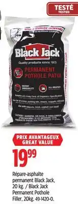 Canadian Tire Black Jack Permanent Pothole Filler offer