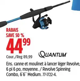 Canadian Tire Quantum Revolve Spinning Combo, 6´6˝ Medium offer