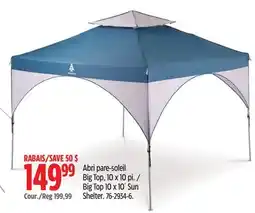 Canadian Tire Big Top 10 x 10´ Sun Shelter offer