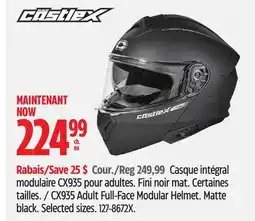Canadian Tire Castle X CX935 Adult Full-Face Modular Helmet offer