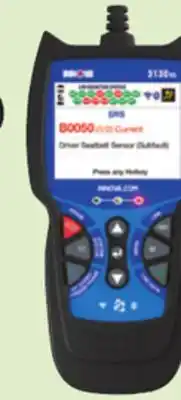 Canadian Tire 3130RS OBD2 Code Reader with ABS, SRS and Network Scan offer