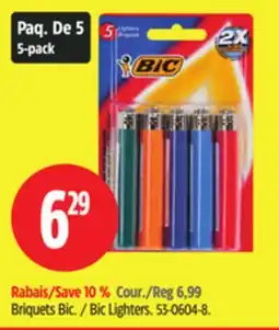 Canadian Tire Bic Lighters offer